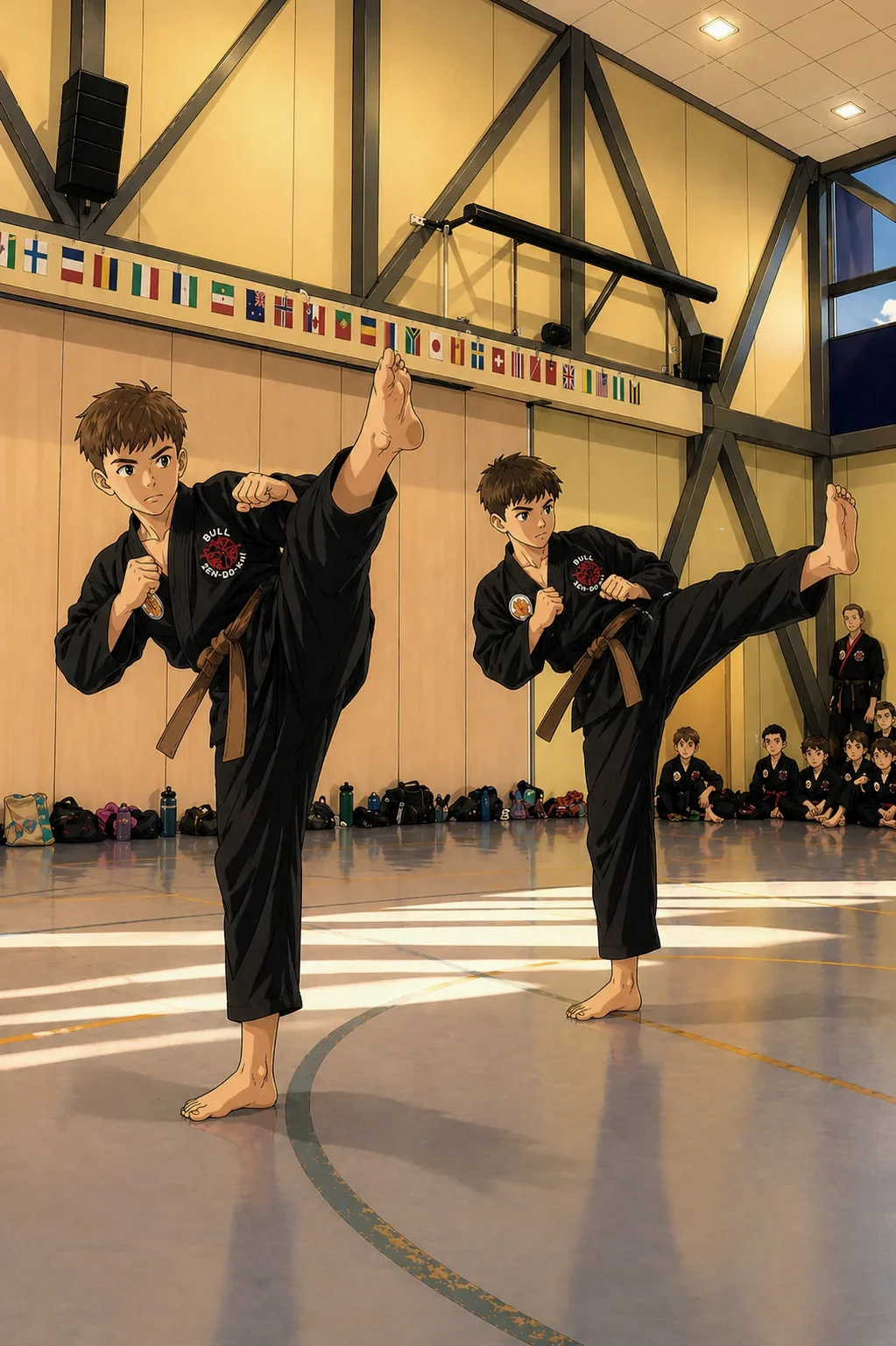 Intermediates martial arts class at Inception Academy in Halswell, Christchurch