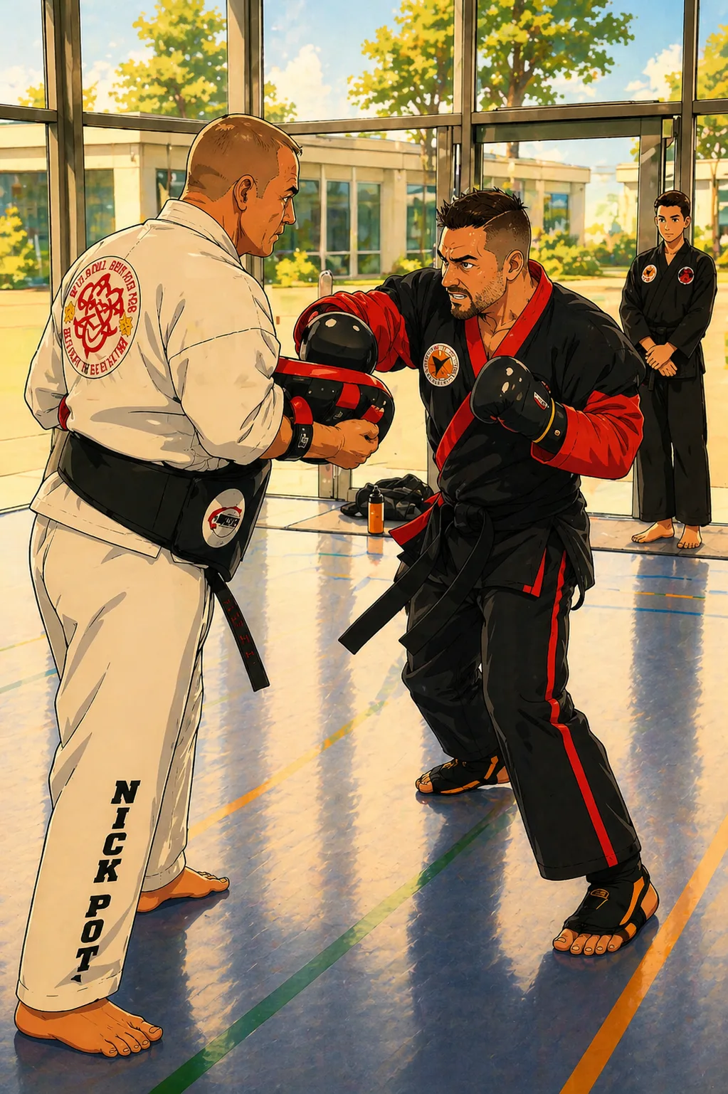 Seniors martial arts class at Inception Academy in Halswell, Christchurch