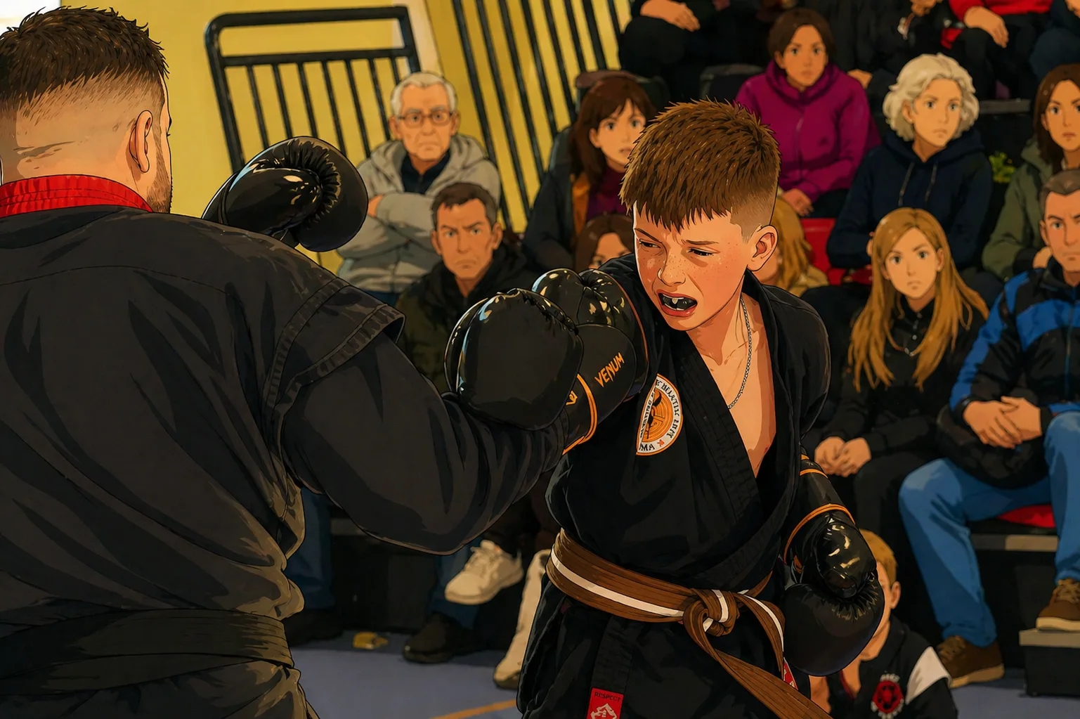 Physical resilience training at Inception Academy of Martial Arts in Halswell, Christchurch